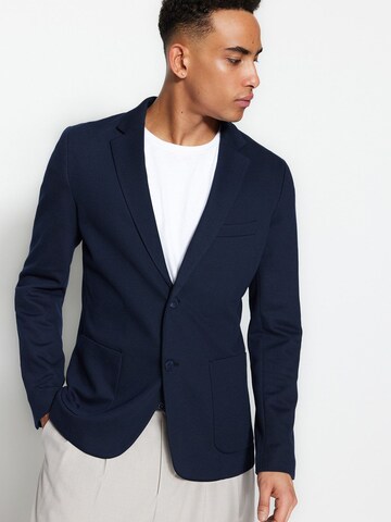 Trendyol Slim fit Suit Jacket in Blue: front
