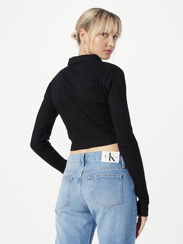 Calvin Klein Jeans Bluse in Schwarz