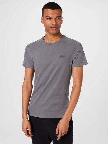 T-Shirt fonctionnel 4F en gris : devant