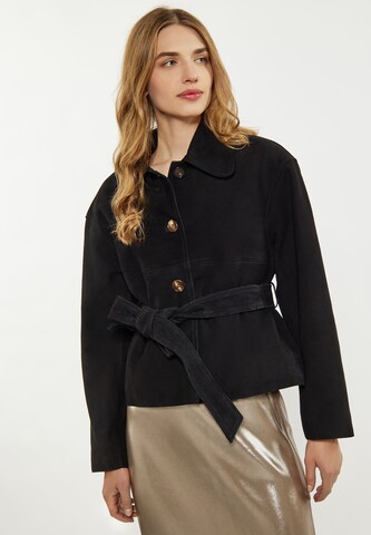 Cappotto di mezza stagione di DreiMaster Vintage in nero: frontale