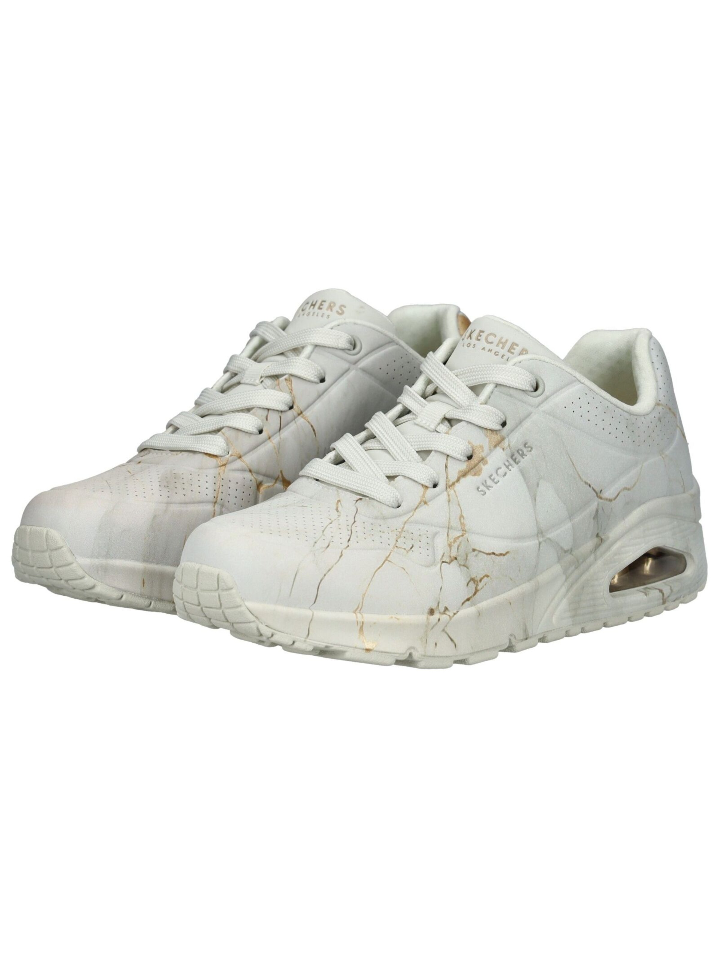 SKECHERS Sneakers laag 'Uno – Marble Marvel' in Wit