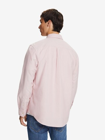 ESPRIT Regular fit Overhemd in Roze