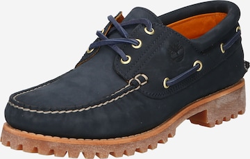 TIMBERLAND - Zapatos con cordón en azul: frente