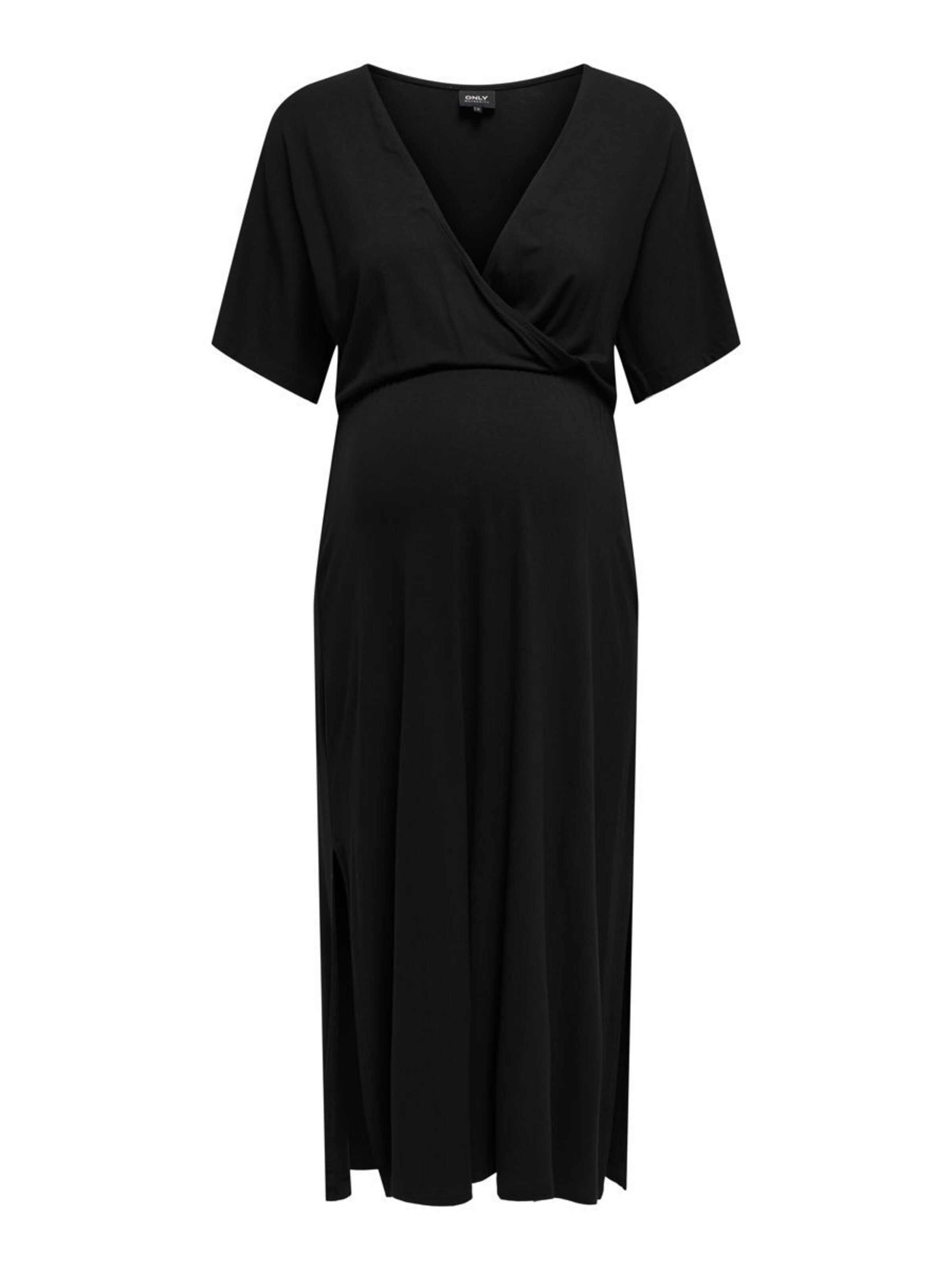 Only Maternity Dress in Black: front