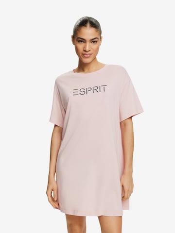 Chemise de nuit ESPRIT en rose : devant