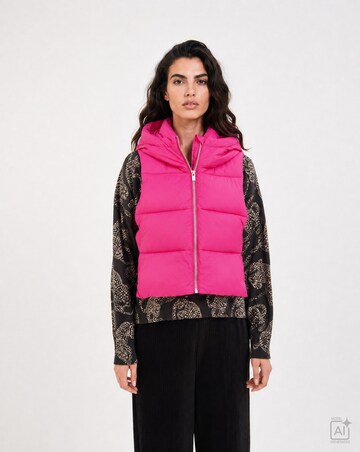 Milano Italy Vest in Purple: front