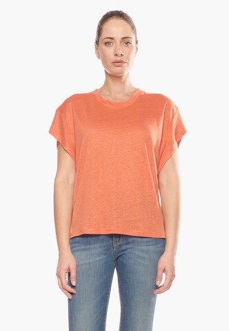 Le Temps Des Cerises Shirt in Orange: front