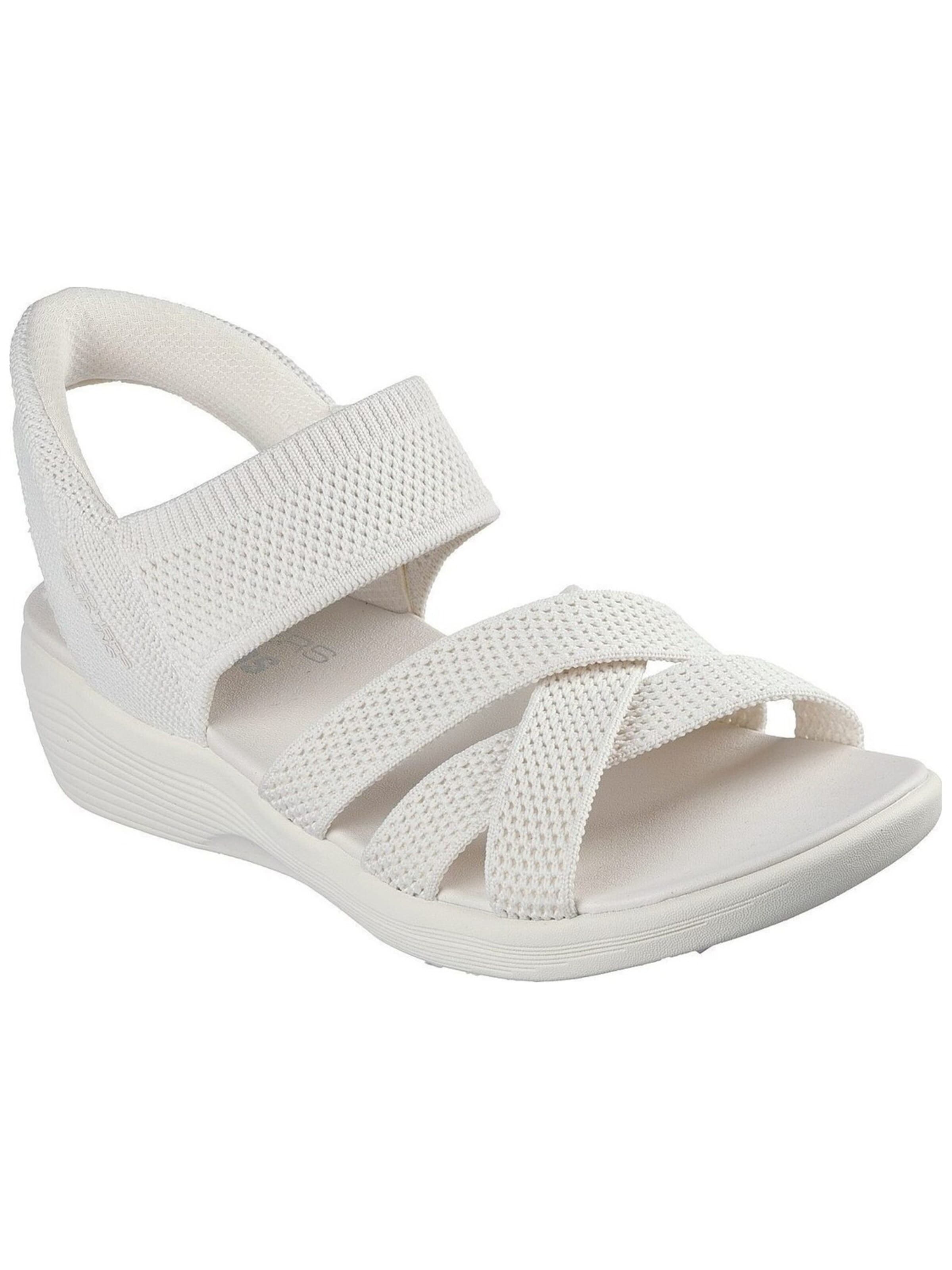 SKECHERS Sandaal 'Skechers Arya - Cooling Off' in Wit: voorkant