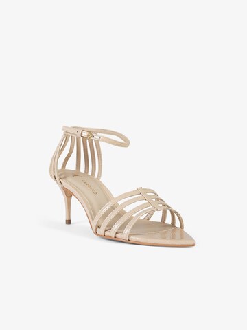 CARRANO Hochhackige Sandalen in Beige: Vorderseite