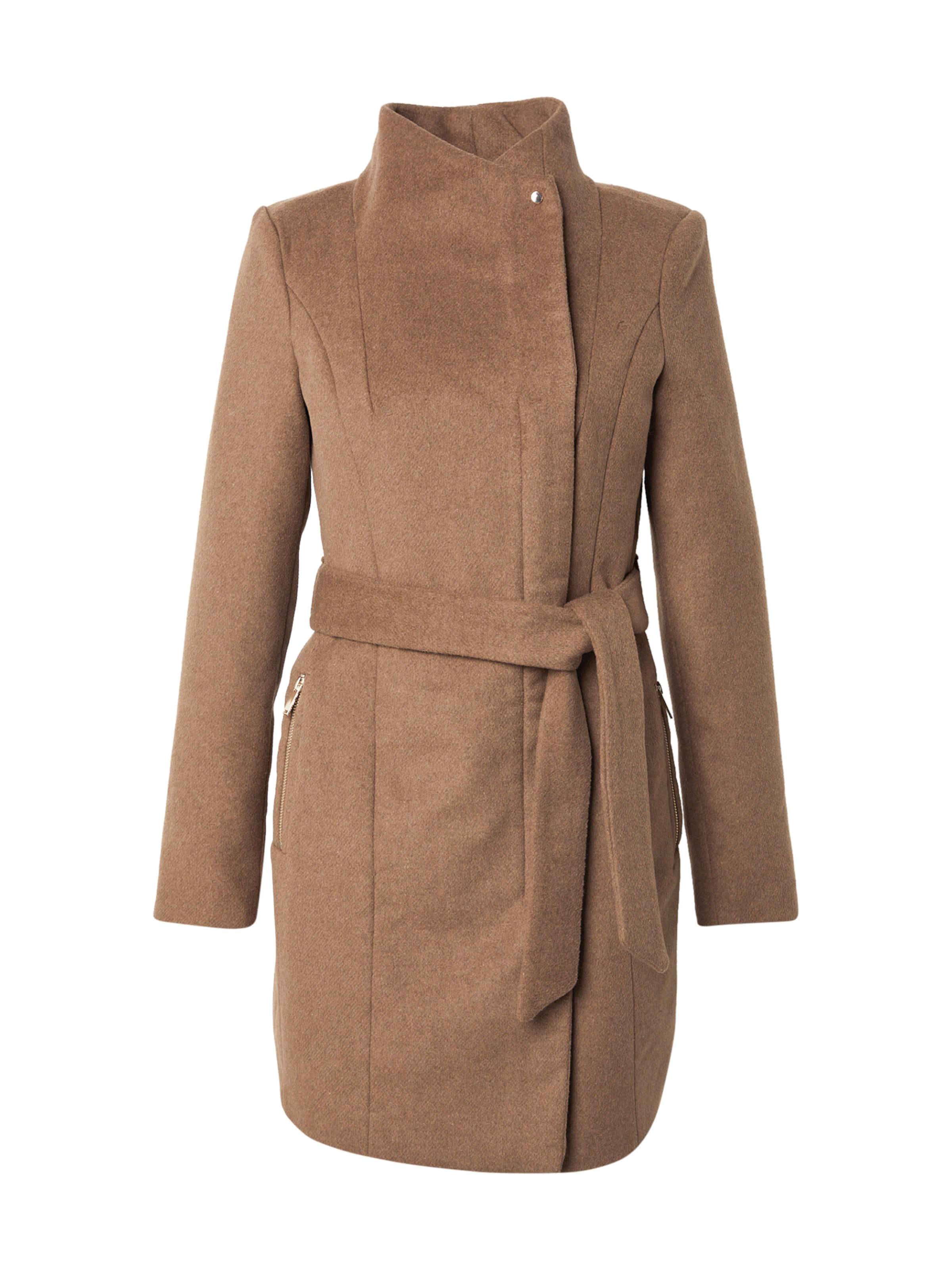 Manteau mi-saison 'VMTWODOPE' VERO MODA en marron : devant