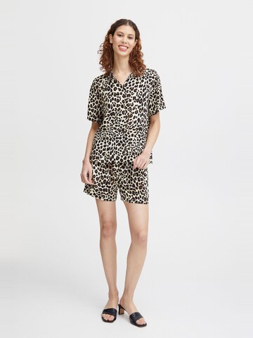 b.young Bluse in Beige