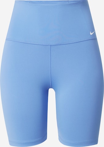 Skinny Pantalon de sport 'ONE' NIKE en bleu : devant