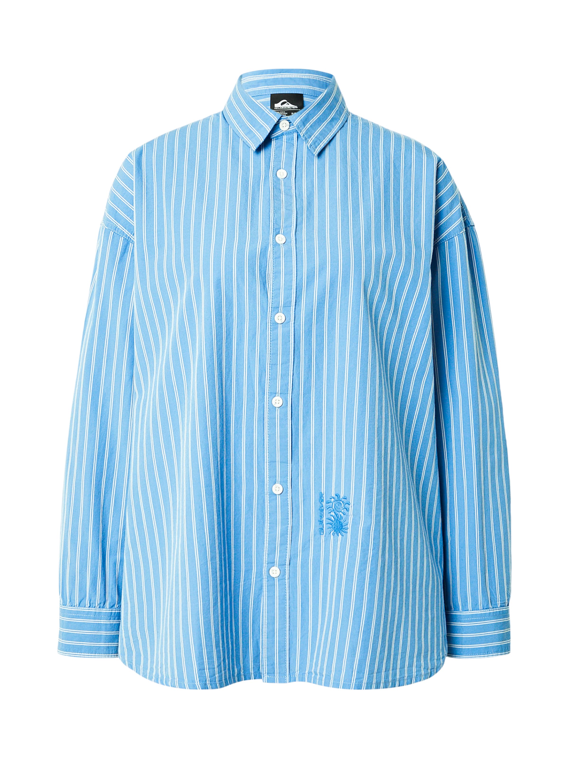 QUIKSILVER Chemisier 'Finvoy' en bleu / blanc, Vue avec produit