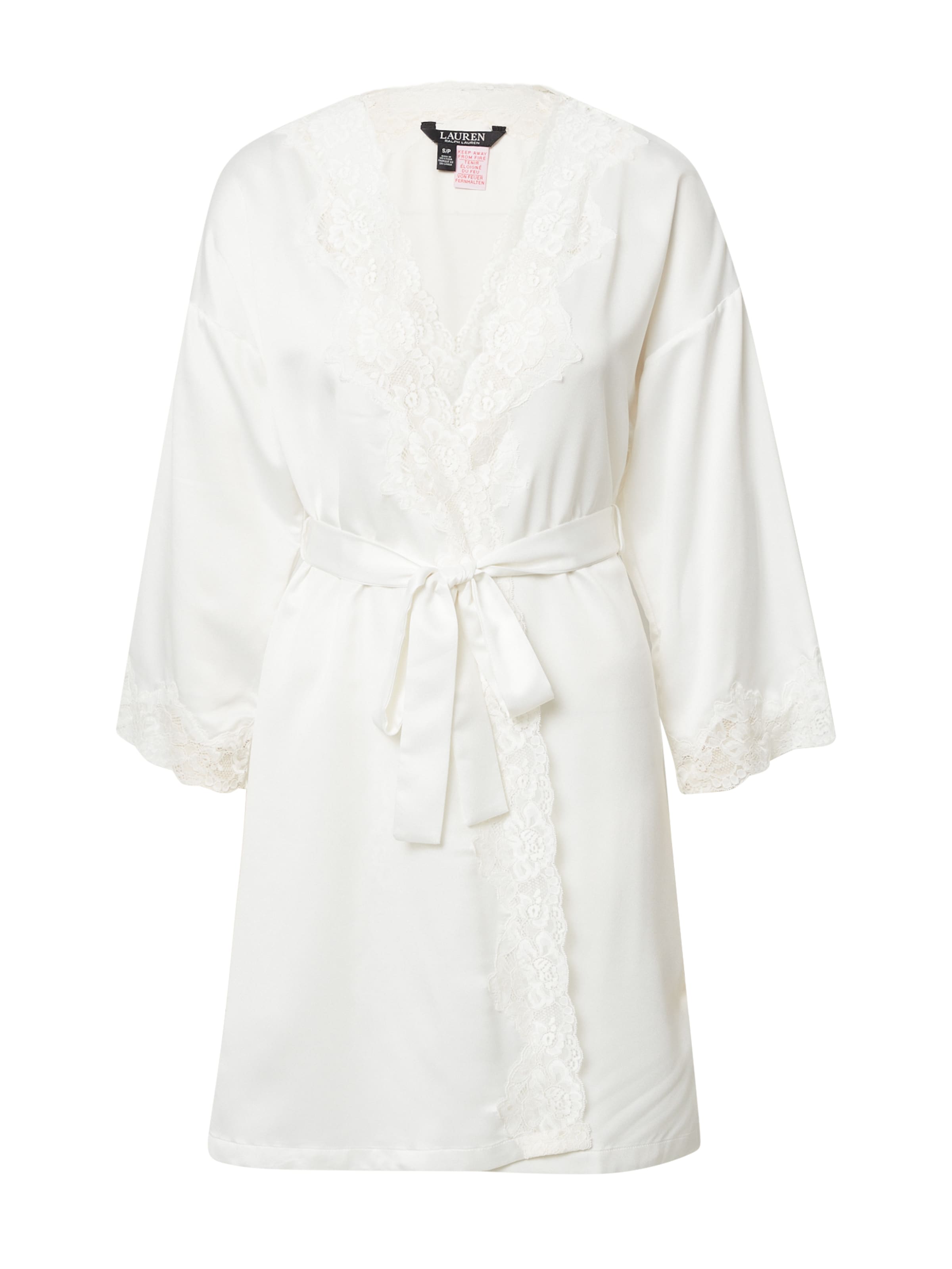 Lauren Ralph Lauren - Bata para casa en blanco: frente