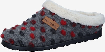FLY FLOT Slippers in Grey: front