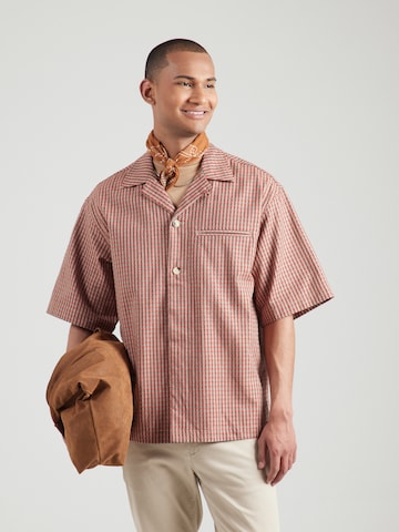 SCOTCH & SODA Rovný strih Košeľa - Červená: predná strana