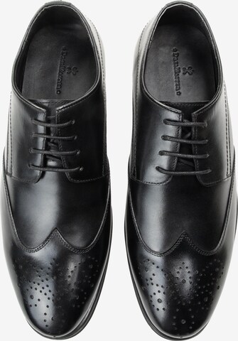 DreiMaster Klassik - Zapatos con cordón en negro
