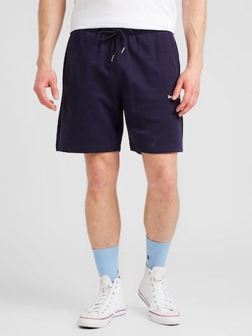 Sergio Tacchini Regular Broek 'HERITAGE' in Blauw: voorkant