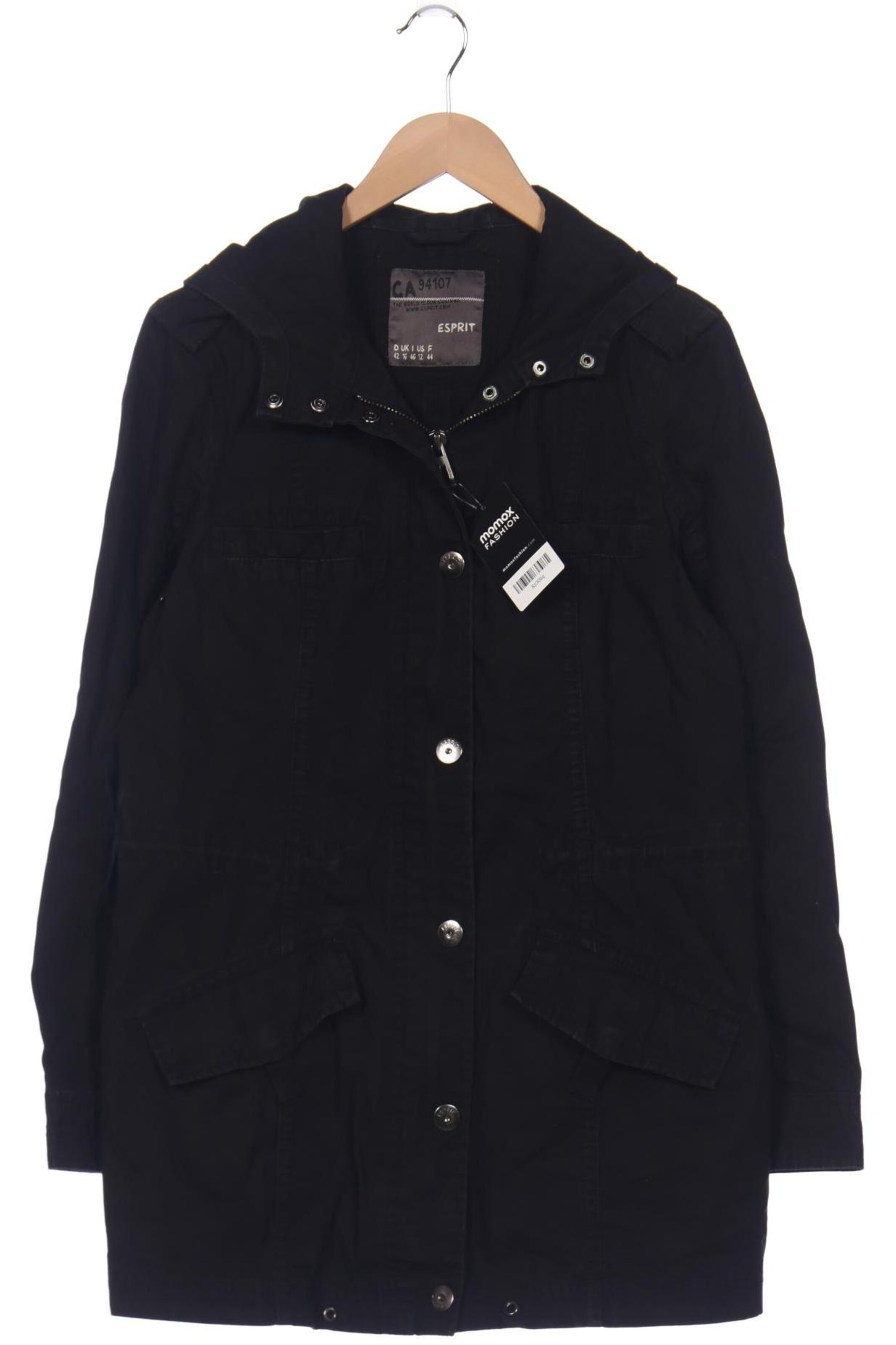 ESPRIT Jacket & Coat in XL in Black: front