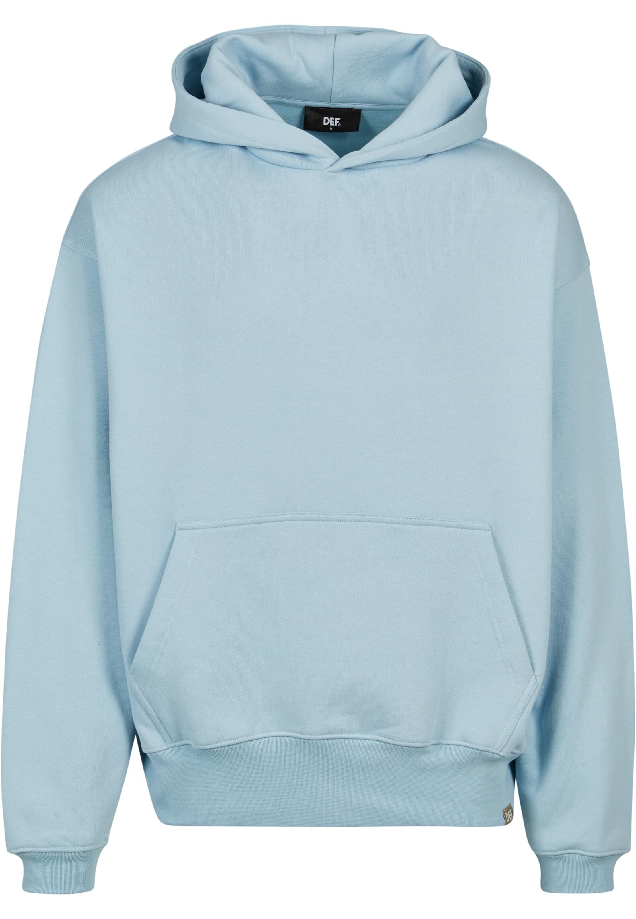 Felpa di DEF in blu: frontale