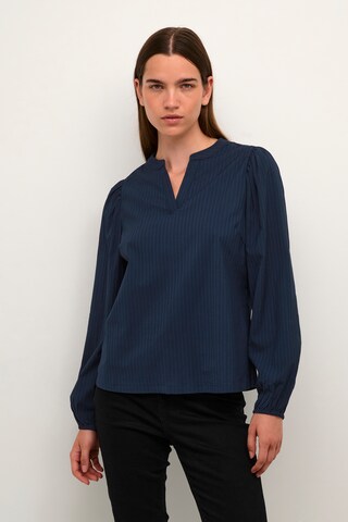 Kaffe Blouse 'Mattie' in Blauw: voorkant