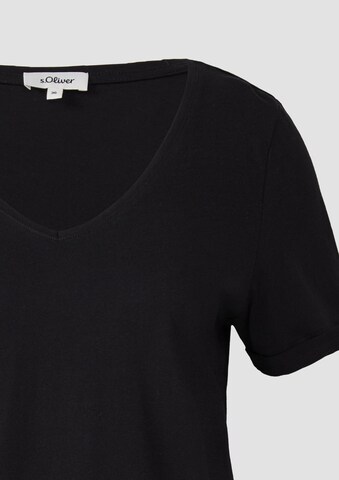 s.Oliver Shirt in Zwart
