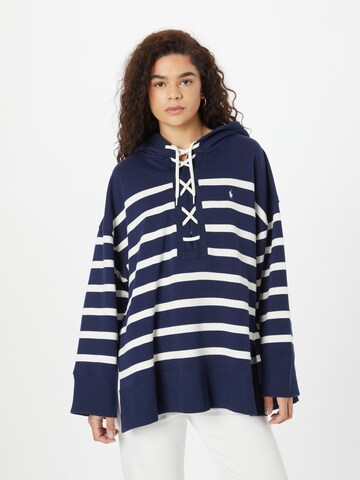 Sweat-shirt Polo Ralph Lauren en bleu : devant