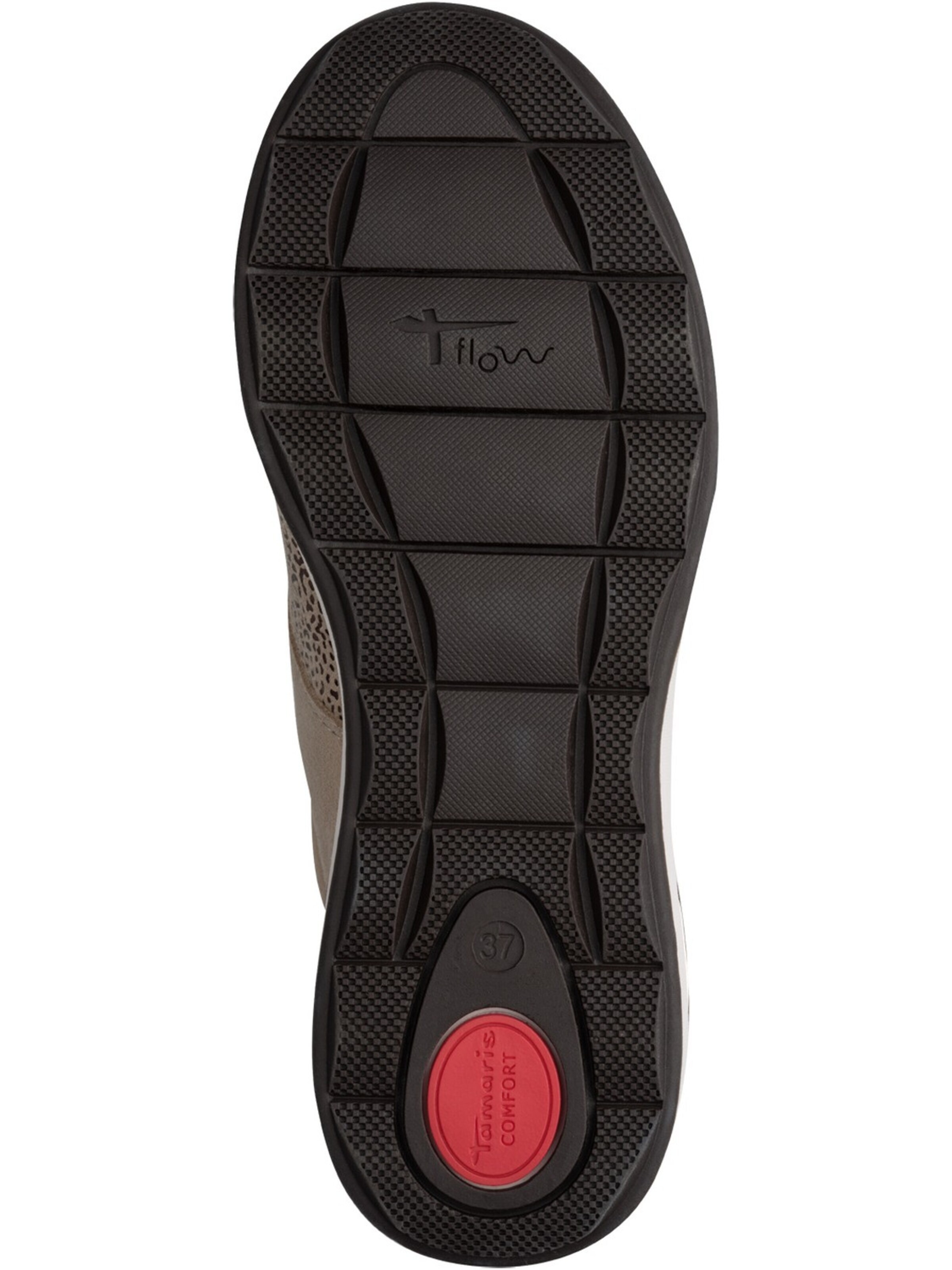 Tamaris Wide Fit Platform trainers 'Comfort Da.' in Beige