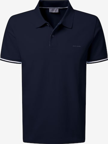 PIERRE CARDIN Kurzarm-Poloshirt in Blau: Vorderseite
