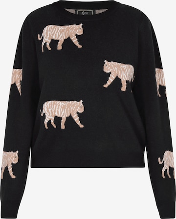 faina - Pullover em preto: frente