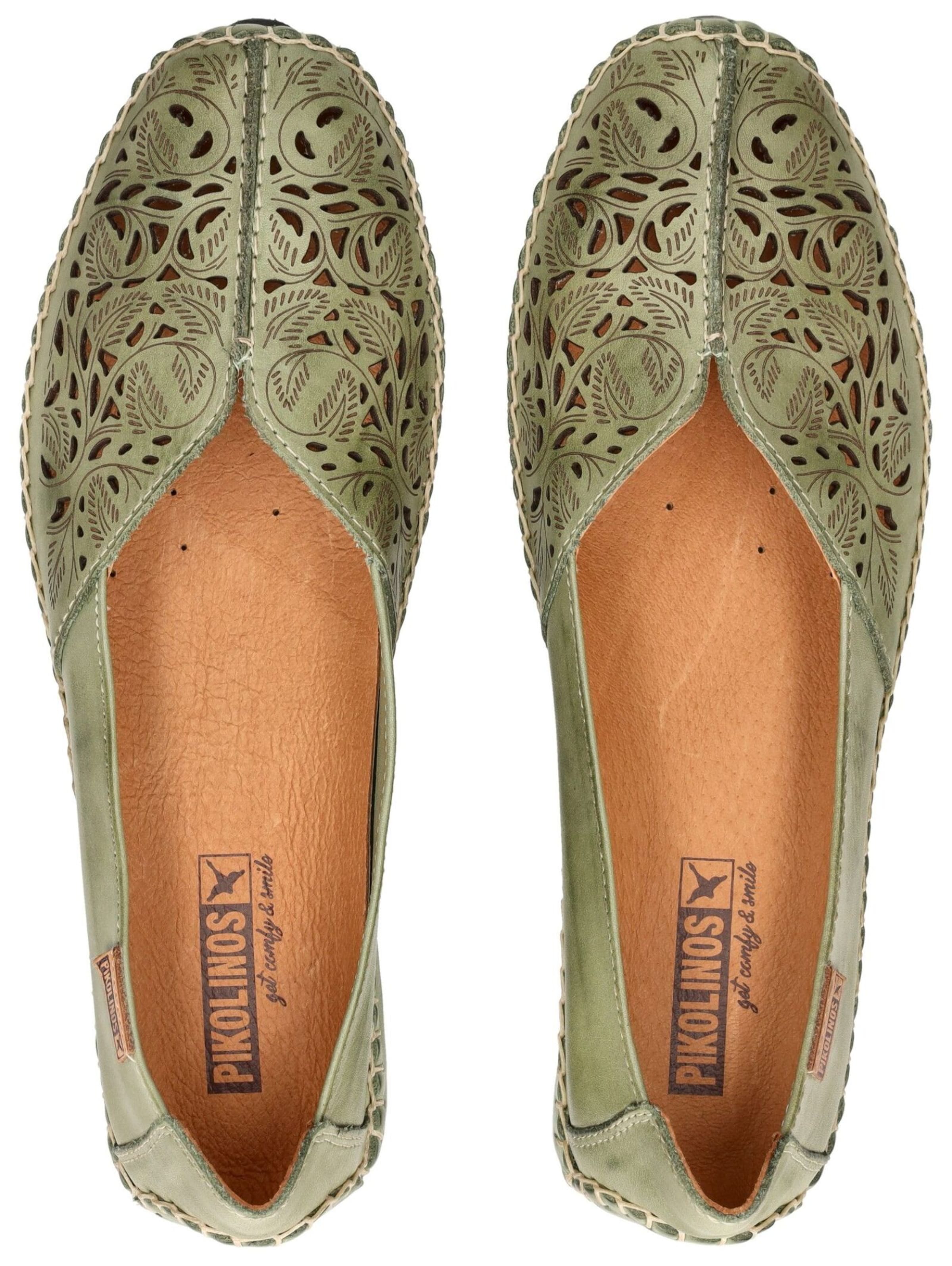 PIKOLINOS Classic Flats in Green
