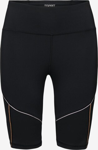 ESPRIT Skinny Sportbroek in Zwart: voorkant