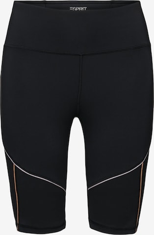 ESPRIT Skinny Sportbroek in Zwart: voorkant