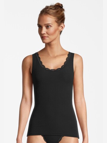 Nina von C. Undershirt 'Body & Soul' in Black: front