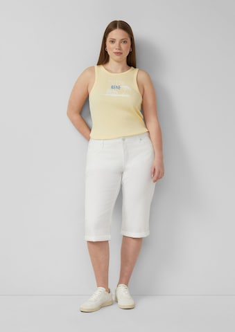 QS Slimfit Jeans 'Catie' in Weiß