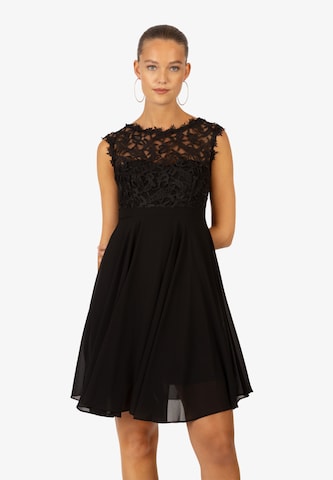 Robe de cocktail Kraimod en noir : devant