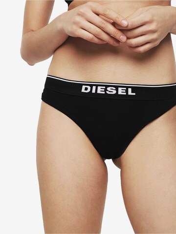 DIESEL Thong 'UFST-STARS' in Black