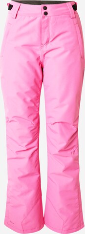 BRUNOTTI Boot cut Workout Pants 'Belladonna' in Pink: front