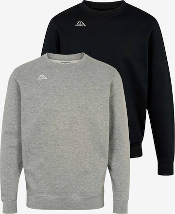 Pull-over ' Logo Trullo ' KAPPA en noir : devant