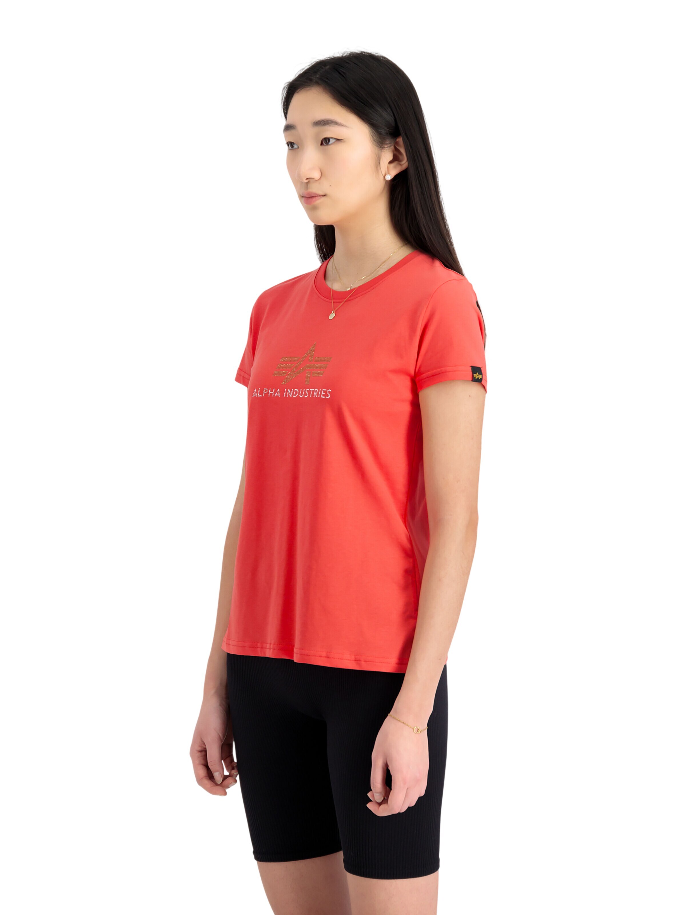 ALPHA INDUSTRIES Shirt 'Crystal' in Red