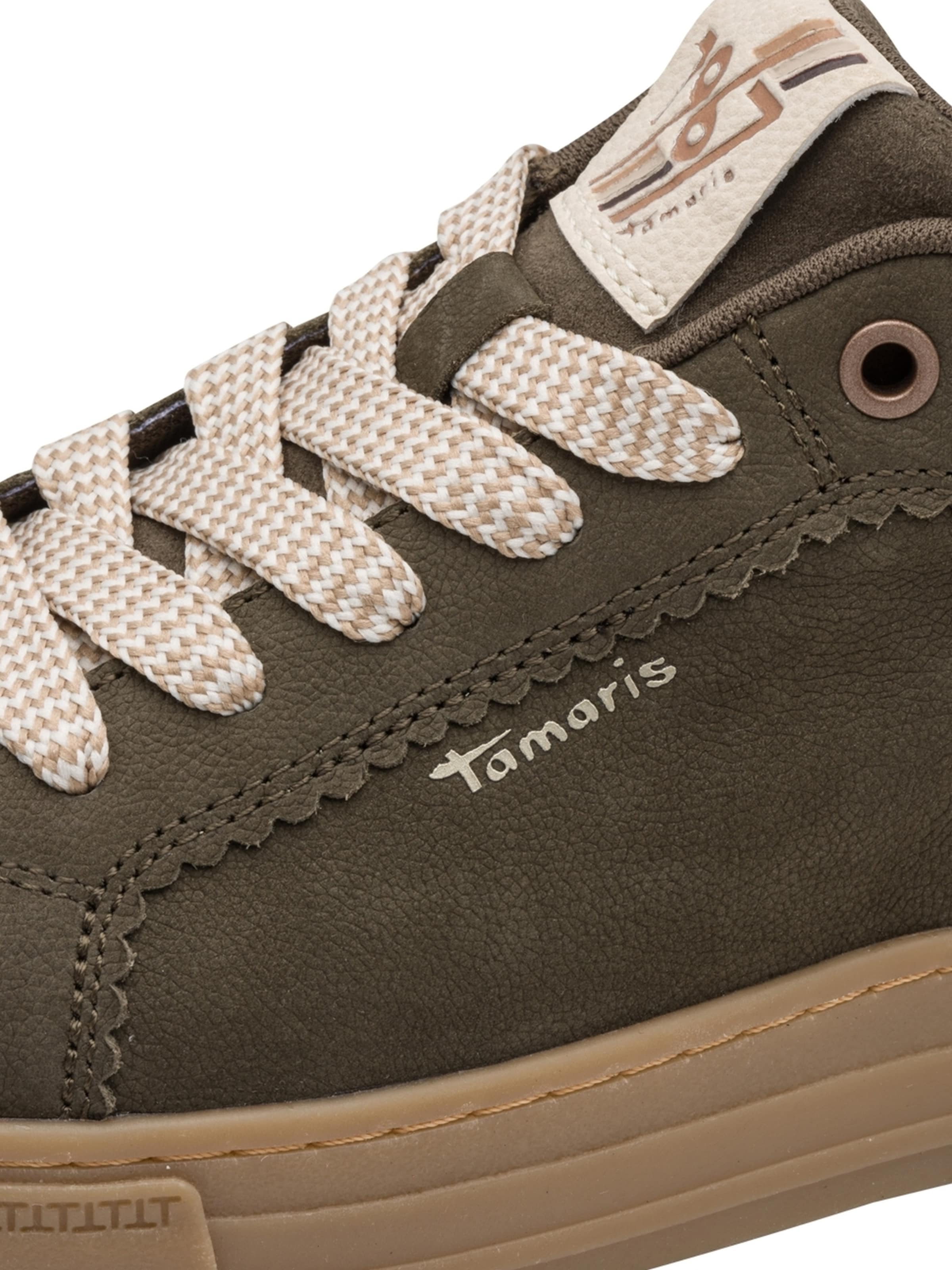 Tamaris Sneakersy niskie w kolorze zielony