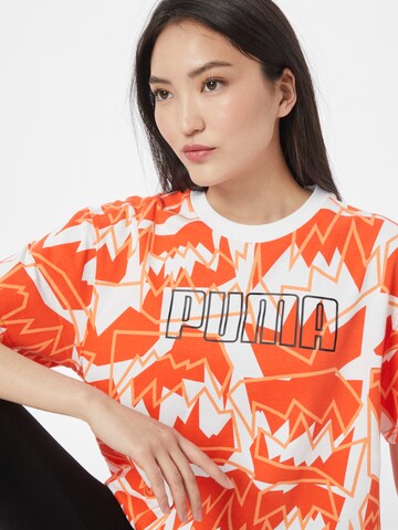 PUMA Функционална тениска в червено