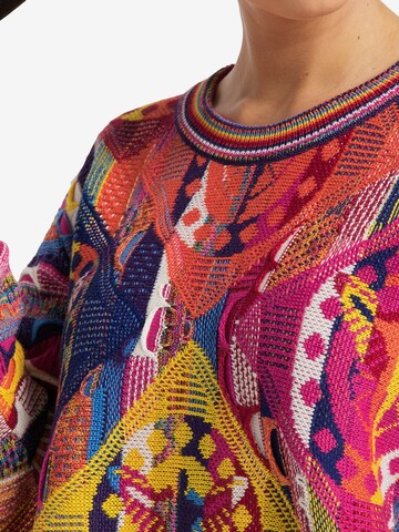 Pull-over 'Cassiolari' Carlo Colucci en mélange de couleurs