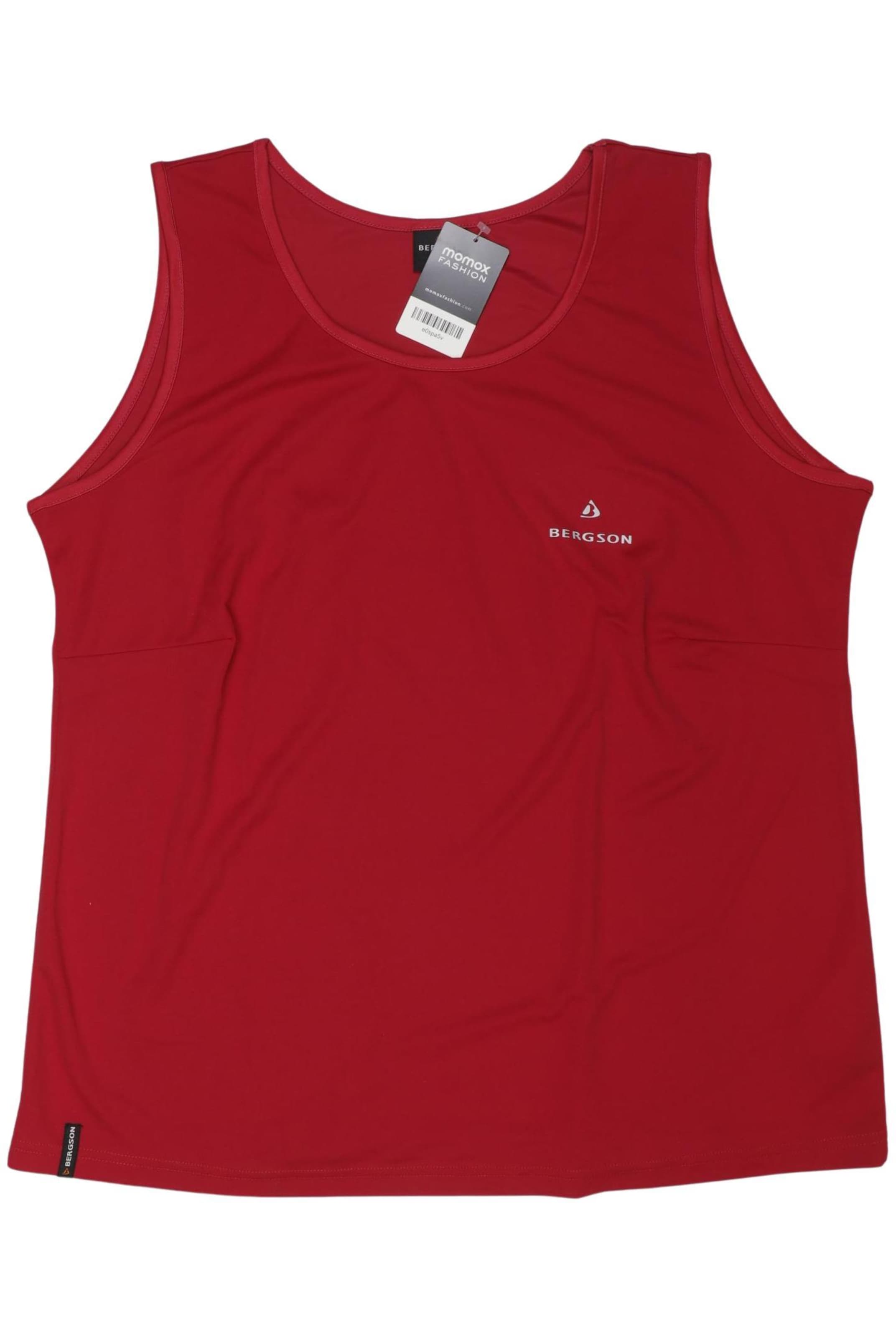Bergson Top 5XL in Rot: Vorderseite