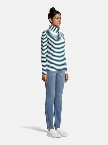 T-shirt 'NÖßEN' salzhaut en bleu