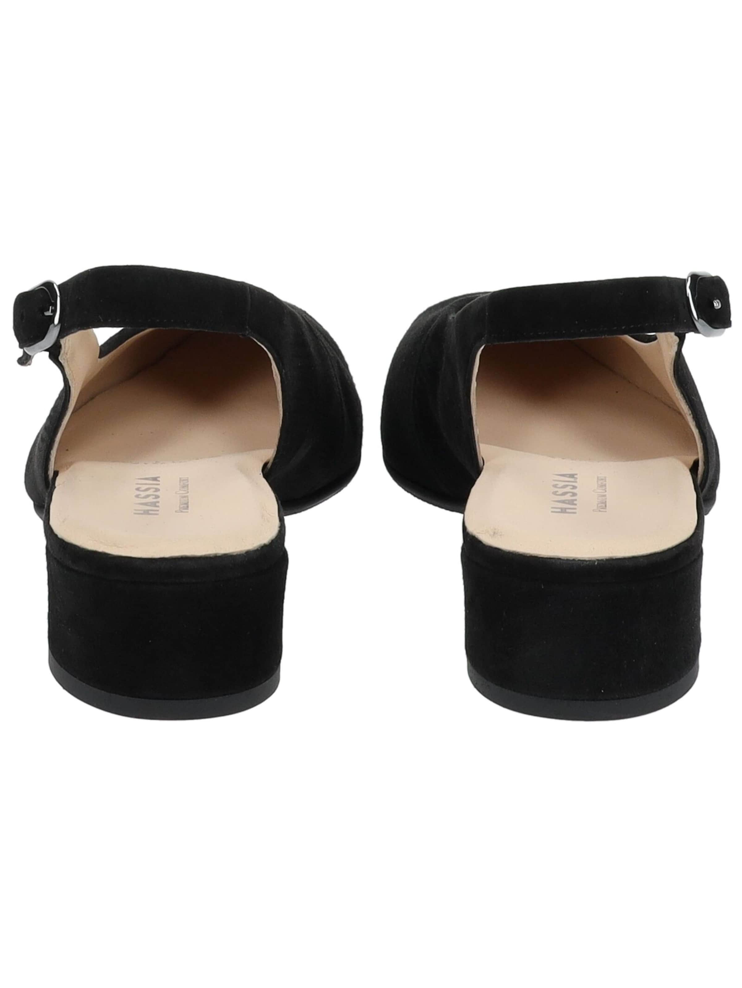 Escarpins à bride arrière 'Roma' HASSIA en noir