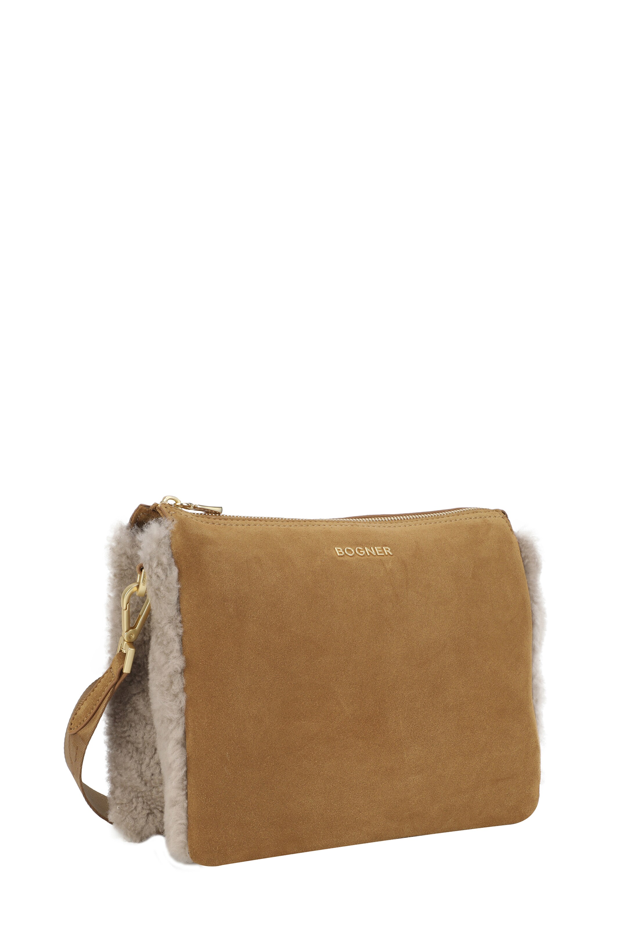 BOGNER - Mala de ombro 'Banff Frisé Gulia' em castanho
