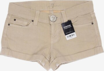 7 for all mankind Shorts in M in Beige: front