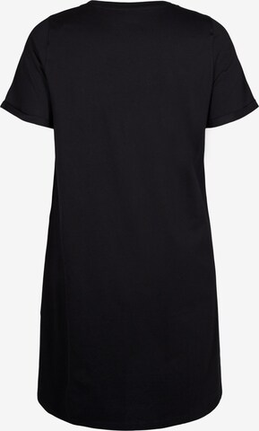 Chemise de nuit 'Mally' Zizzi en noir