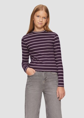T-Shirt s.Oliver en violet : devant